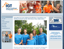 Tablet Screenshot of igt-greifswald.de